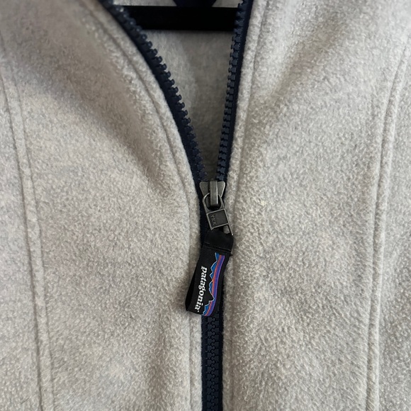 Oatmeal Patagonia Synchilla Fleece Anorak Pullover Zip Up - Picture 3 of 4